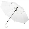 Fare Pure 7112 transparante paraplu met automatische opening wit voorkant