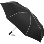 Fare Seam 5639 extra grote zakparaplu zwart grijs voorkant