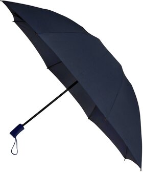 miniMAX opvouwbare zwarte mini paraplu die automatisch opent en sluit LGF-406-8120 voorkant