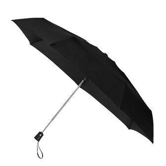 MiniMAX opvouwbare windproof paraplu die automatisch opent en sluit zwart LGF-425-8120 voorkant geopend