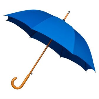 Falcone luxe windproof paraplu blauw met haak