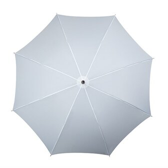 Falcone luxe windproof paraplu wit met haak bovenkant