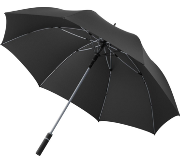 Fare Style 2384 windproof golfparaplu zwart grijs 130 centimeter