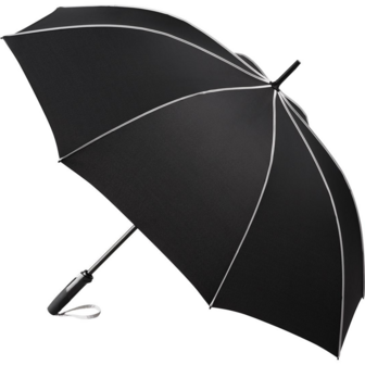 Fare Seam 4399 luxe windproof golfparaplu 115 cm zwart grijs