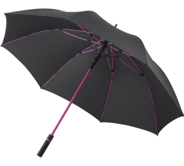 Fare Style 2384 windproof golfparaplu zwart magenta 130 centimeter