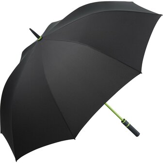 Fare Style 2384 windproof golfparaplu zwart limegroen 130 centimeter voorzijde