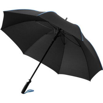Fare Seam 4399 luxe windproof golfparaplu 115 cm zwart blauw voorkant