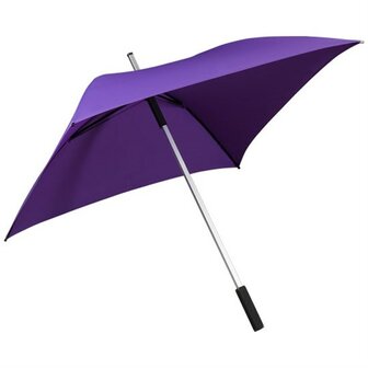 Vierkante paraplu paars