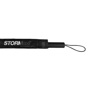 stormparaplu zwart grijs stormaxi