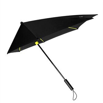 Stormparaplu zwart geel stormaxi