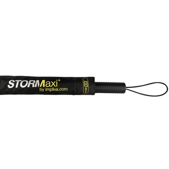 Stormparaplu zwart geel stormaxi