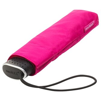 miniMAX platte vouwparaplu windproof paraplu magenta LGF-214-8017 voorkant