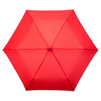 miniMAX platte vouwparaplu windproof paraplu felrood LGF-214-8026 bovenkant