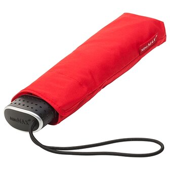 miniMAX platte vouwparaplu windproof paraplu felrood LGF-214-8026 voorkant