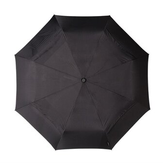 MiniMAX opvouwbare eco windproof paraplu zwart LGF-99-8120 bovenkant