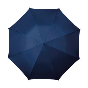 Damesparaplu automatisch donkerblauw bovenkant