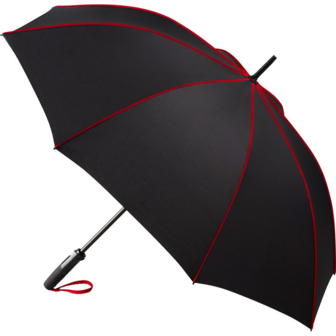 Fare Seam 4399 luxe windproof golfparaplu 115 cm zwart rood