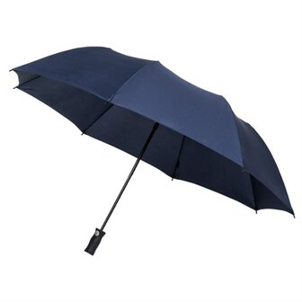 Falcone opvouwbare automatische golfparaplu donkerblauw GF-600-8048 zijkant