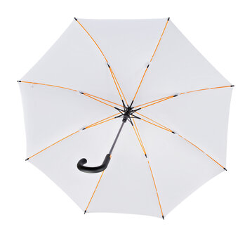 Falcone luxe windproof golfparaplu wit met haak gp-67-8111 binnenkant paraplu frame baleinen