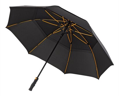Falcone luxe golfparaplu zwart GP-76-8120 frame