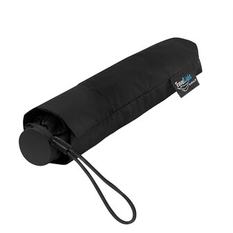 TravelLight extreem lichte reisparaplu windproof zwart