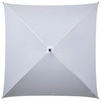 Vierkante paraplu wit