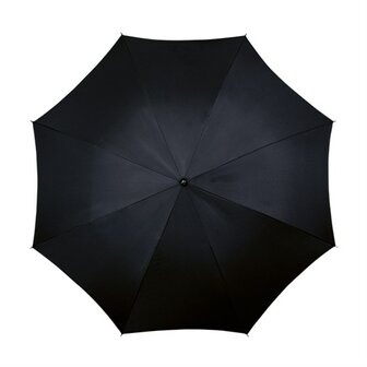 Falcone luxe windproof paraplu zwart met haak bovenkant