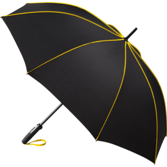 Fare Seam 4399 luxe windproof golfparaplu 115 cm zwart geel