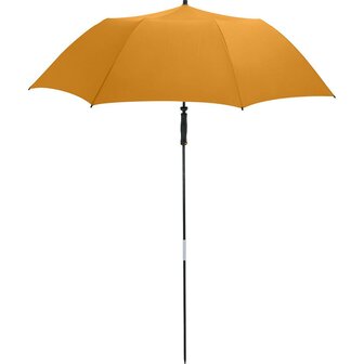 Fare Travelmate 6139 strandparasol en paraplu in &eacute;&eacute;n oranje als parasol