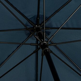 Falcone XXL windproof stormparaplu donkerblauw 140 cm binnenkant doek