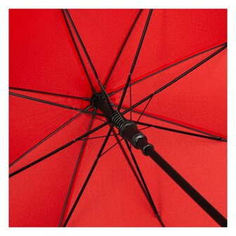 Fare Safebrella 7571 veilige paraplu met ledlamp en reflectoren rood