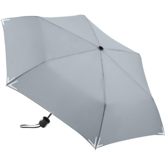 Fare Safebrella opvouwbare windproof paraplu lichtgrijs 98 centimeter