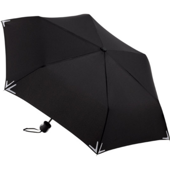 Fare Safebrella opvouwbare windproof paraplu zwart 98 centimeter