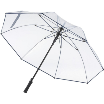 Fare Pure 2333 transparante XL paraplu marineblauw 120 centimeter