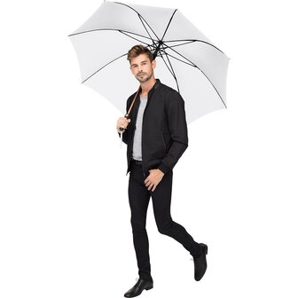 Fare Precious 7399 XL paraplu wit koper 133 centimeter