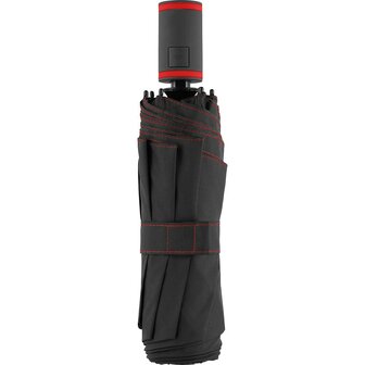 Fare Mini Style 5484 zakparaplu zwart rood