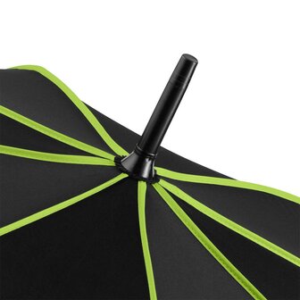 Fare Seam 4399 luxe windproof golfparaplu 115 cm zwart limegroen