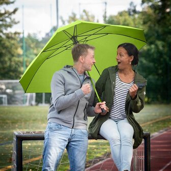 Fare Jumbo 2393 vierkante xl paraplu limegroen