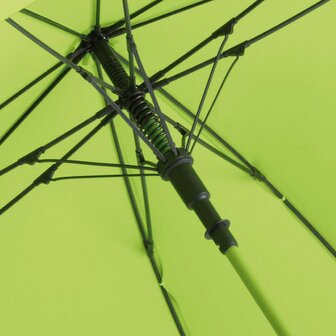 Fare Jumbo 2393 vierkante xl paraplu limegroen binnenkant flexibel frame
