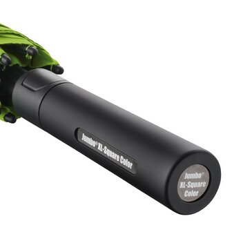 Fare Jumbo 2393 vierkante xl paraplu limegroen detail