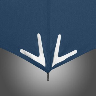 Fare Safebrella 7571 veilige paraplu met ledlamp en reflectoren donkerblauw