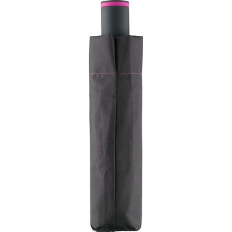 Fare Mini Style 5084 zakparaplu met handopening zwart magenta