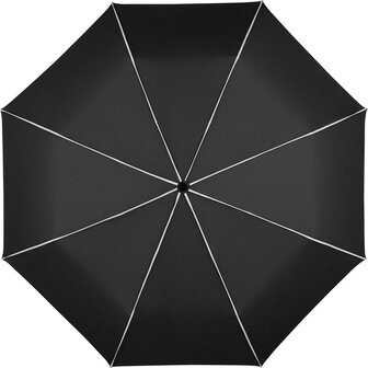 Fare Seam 5639 extra grote zakparaplu zwart grijs