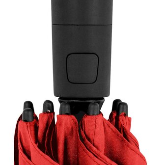 Fare Skylight 7749 windproof middelgrote paraplu met ledlamp rood