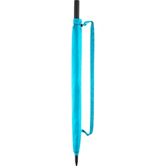 Fare Fibermatic 2339 XXL windproof golfparaplu cyaan 133 centimeter in draagtas