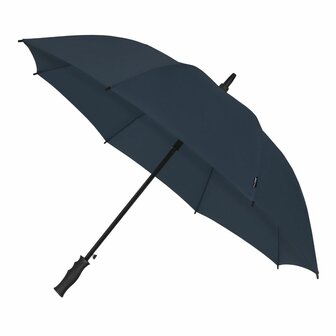 Falcone Compact automatische windproof golfparaplu 102 cm - marine blauw