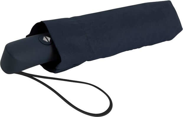 miniMAX opvouwbare zwarte mini paraplu die automatisch opent en sluit LGF-406-8120 voorkant gesloten