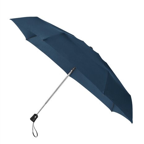 MiniMAX opvouwbare windproof paraplu die automatisch opent en sluit donkerblauw LGF-425-PMS 19-4026 TPX voorkant