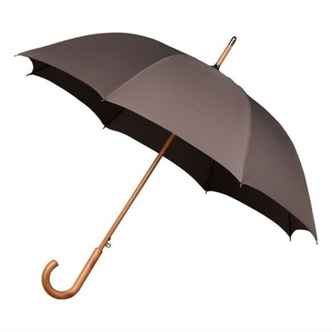 Falcone luxe windproof paraplu grijs met haak