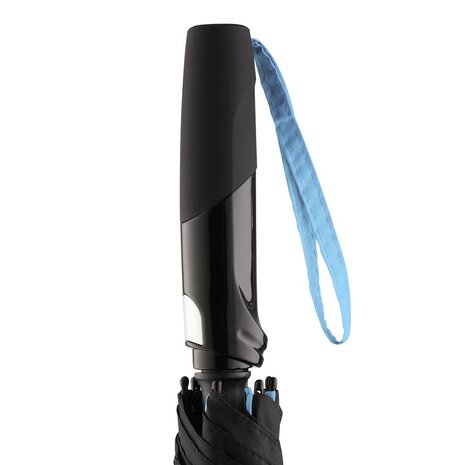 Fare Seam 4399 luxe windproof golfparaplu 115 cm zwart blauw handgreep